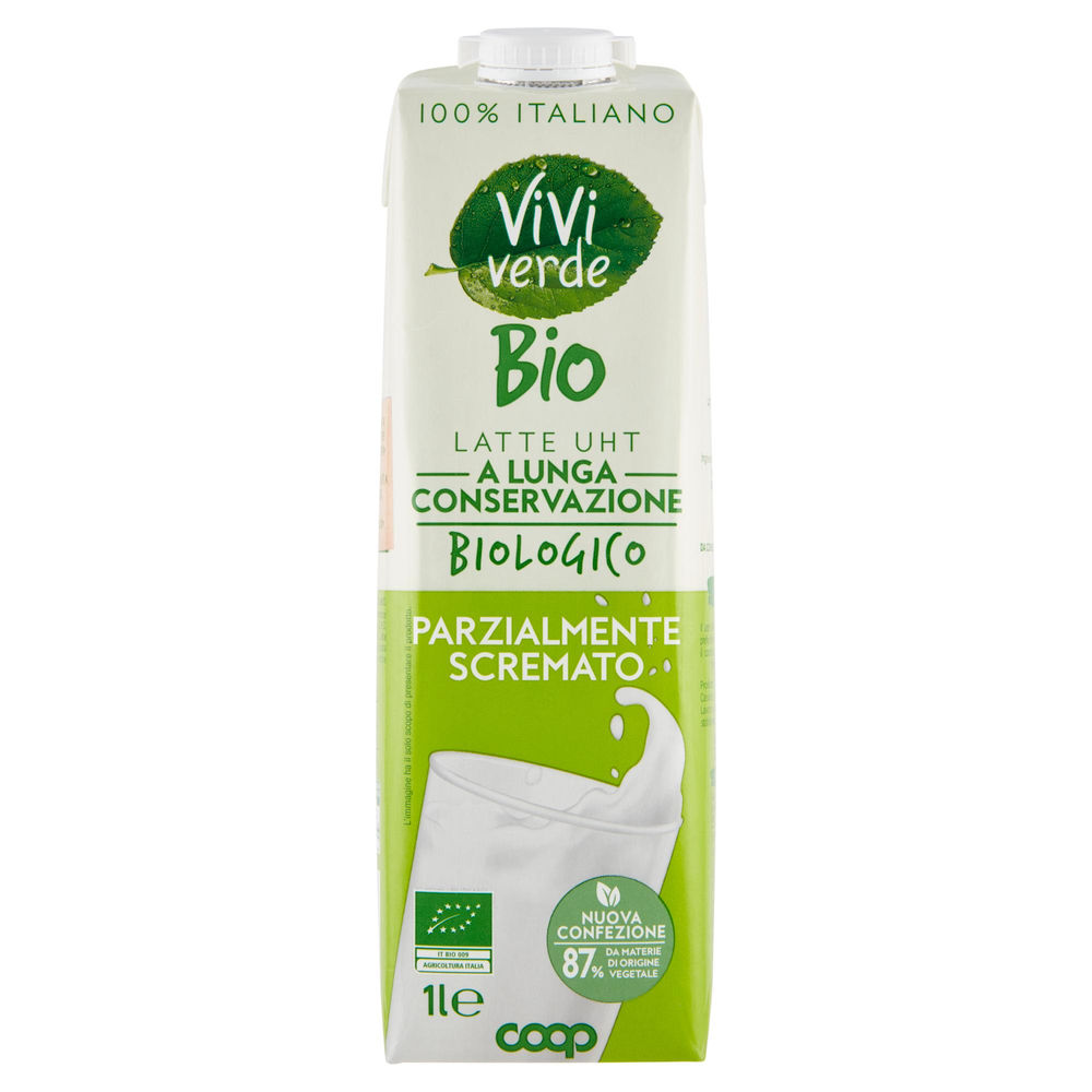 LATTE BIO UHT PS 100% ITALIANO VIVI VERDE COOP PRISMA 1L - 0