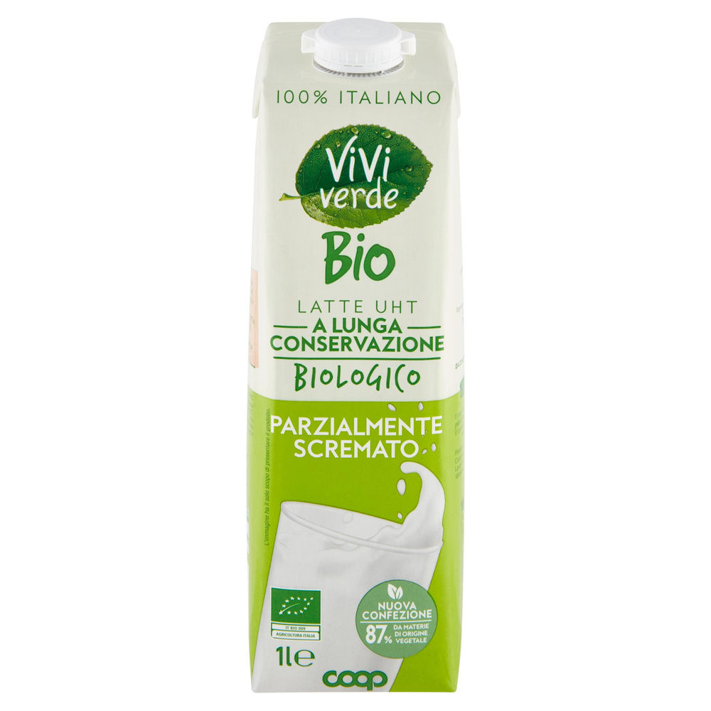 LATTE BIO UHT PS 100% ITALIANO VIVI VERDE COOP PRISMA 1L - 2
