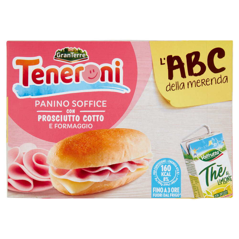 MERENDA TENERONI PANINO PROSCIUTTO COTTO CON THE' - 2