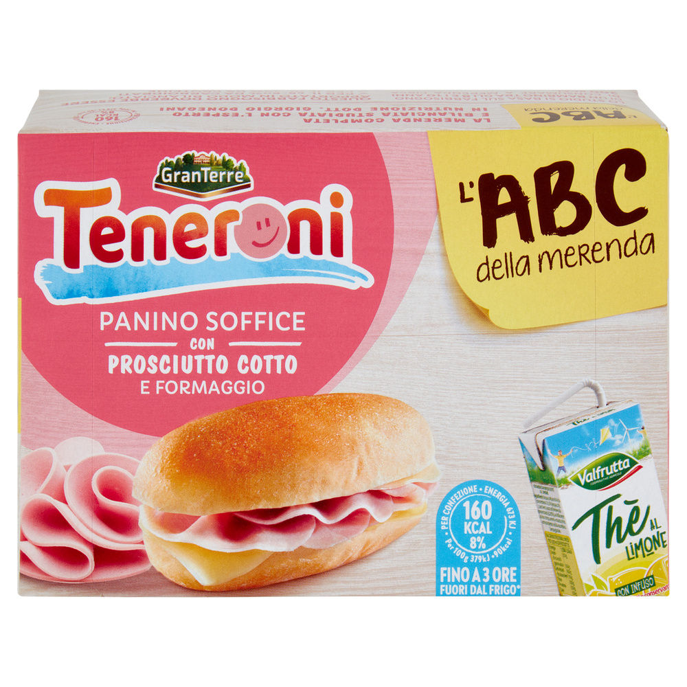 MERENDA TENERONI PANINO PROSCIUTTO COTTO CON THE' - 8