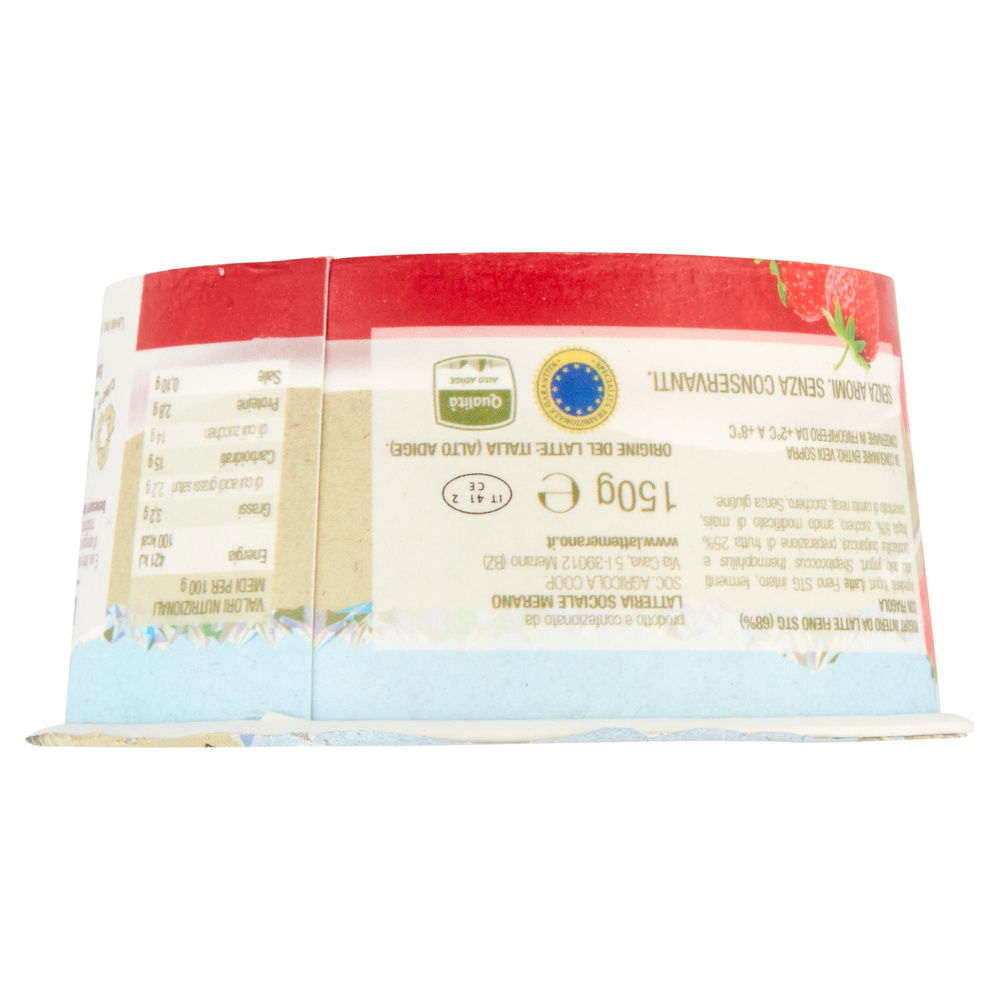 YOGURT MERANO LATTE FIENO DOPPIO STRATO FRAGOLA G 150 - 2