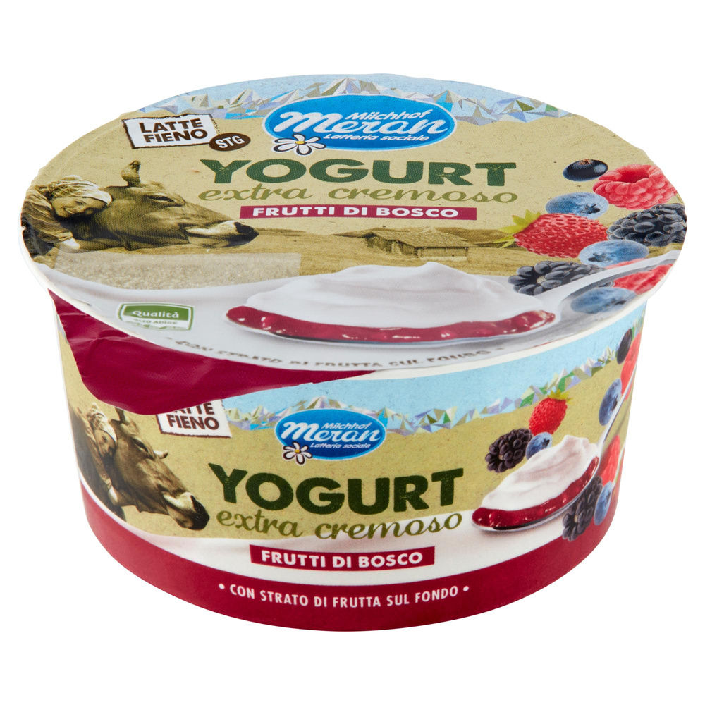 YOGURT MERANO LATTE FIENO DOPPIO STRATO FRUTTI DI BOSCO G 150 - 4