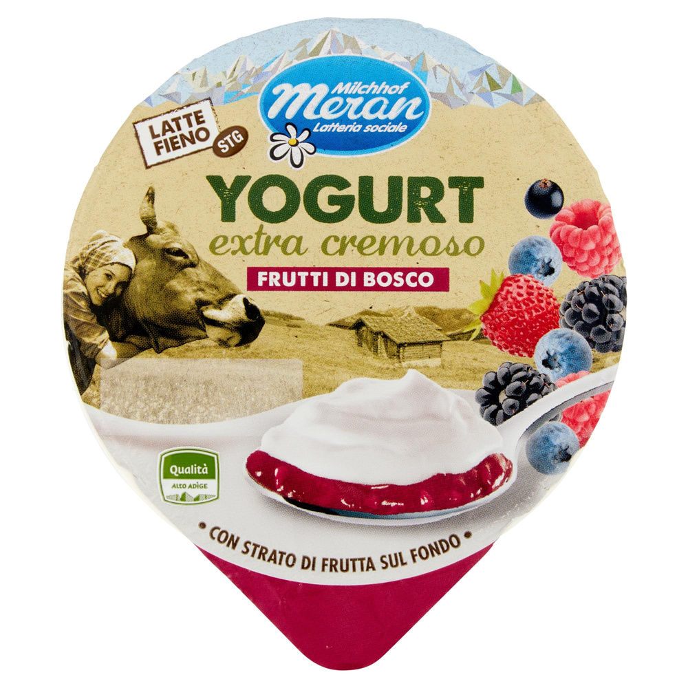 YOGURT MERANO LATTE FIENO DOPPIO STRATO FRUTTI DI BOSCO G 150 - 6