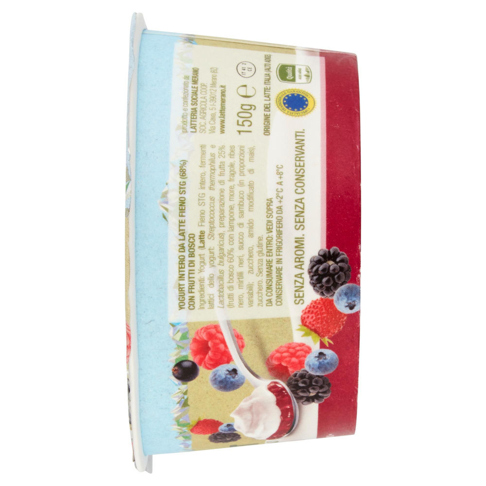 YOGURT MERANO LATTE FIENO DOPPIO STRATO FRUTTI DI BOSCO G 150 - 2