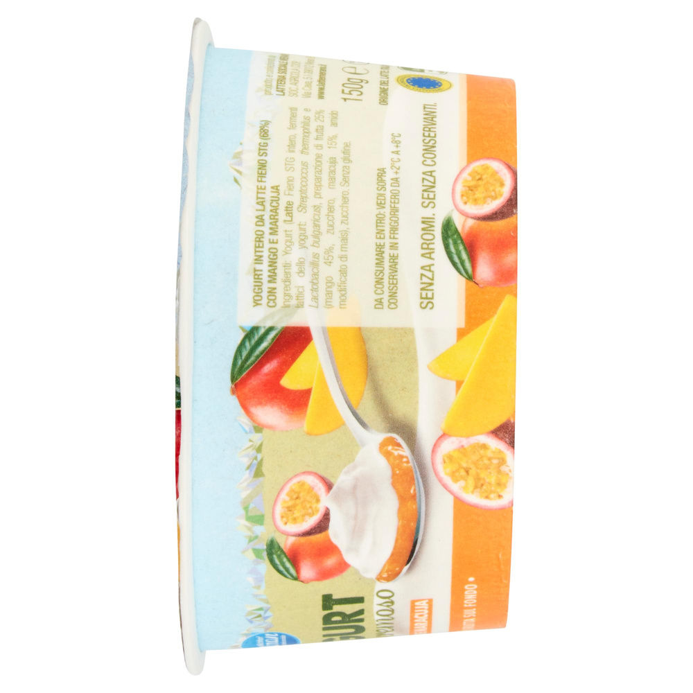 YOGURT MERANO LATTE FIENO DOPPIO STRATO MANGO E MARACUJA G 150 - 2