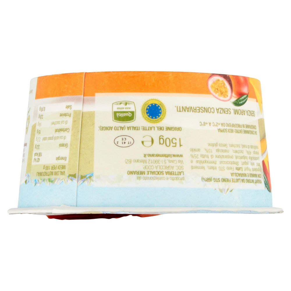YOGURT MERANO LATTE FIENO DOPPIO STRATO MANGO E MARACUJA G 150 - 3
