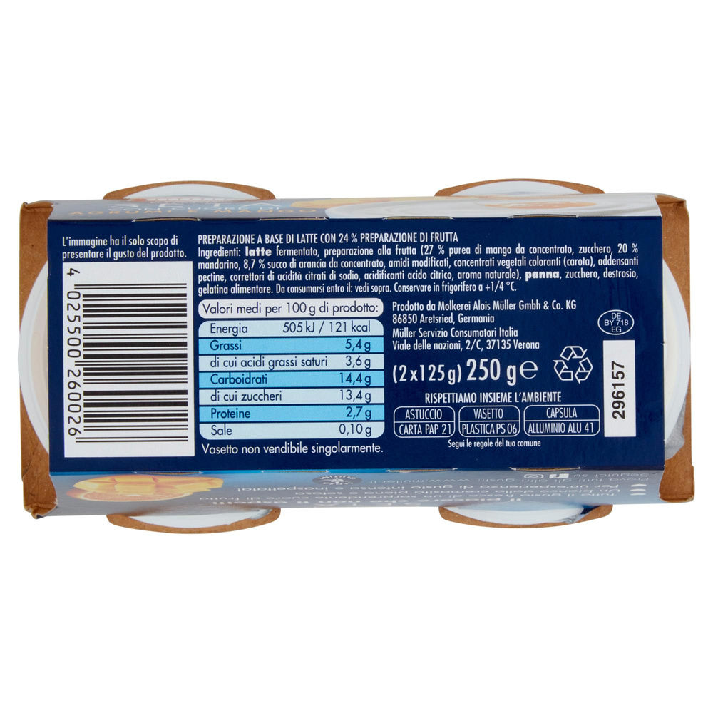 SETA AGRUMI E MANGO MULLER 2X125G - 3