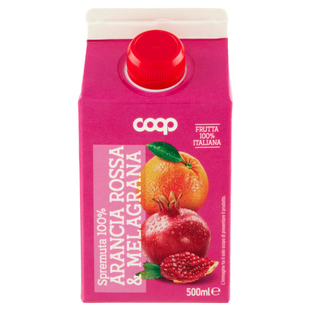 SPREMUTA 100% ARANCE ROSSE E MELAGRANA COOP 500ML - 3