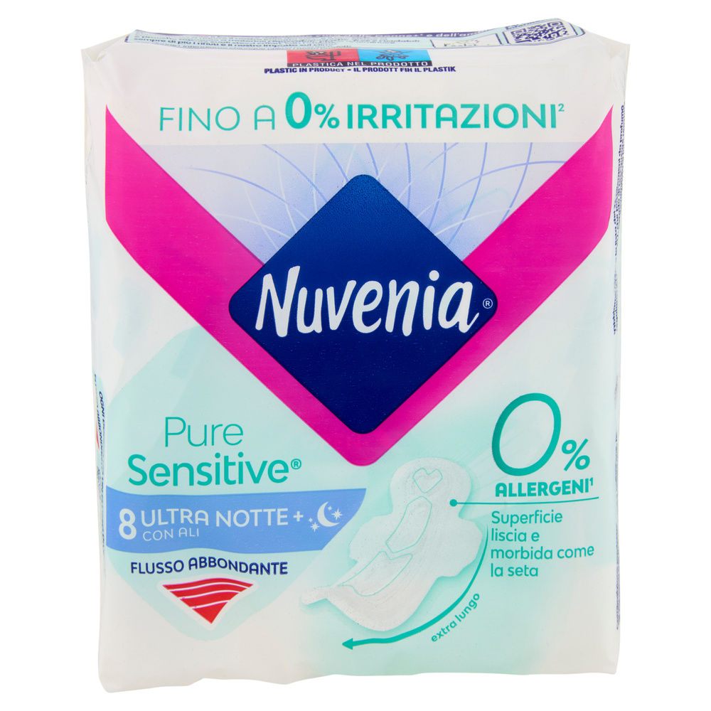 ASSORBENTI NUVENIA PURE SENSITIVE ULTRA NOTTE ALI PZ 8 - 3
