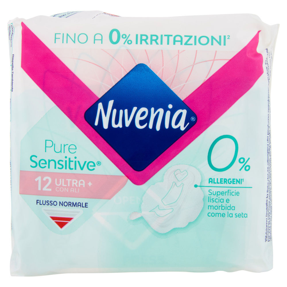 ASSORBENTI NUVENIA PURE SENSITIVE ULTRA ALI PZ 12 - 0