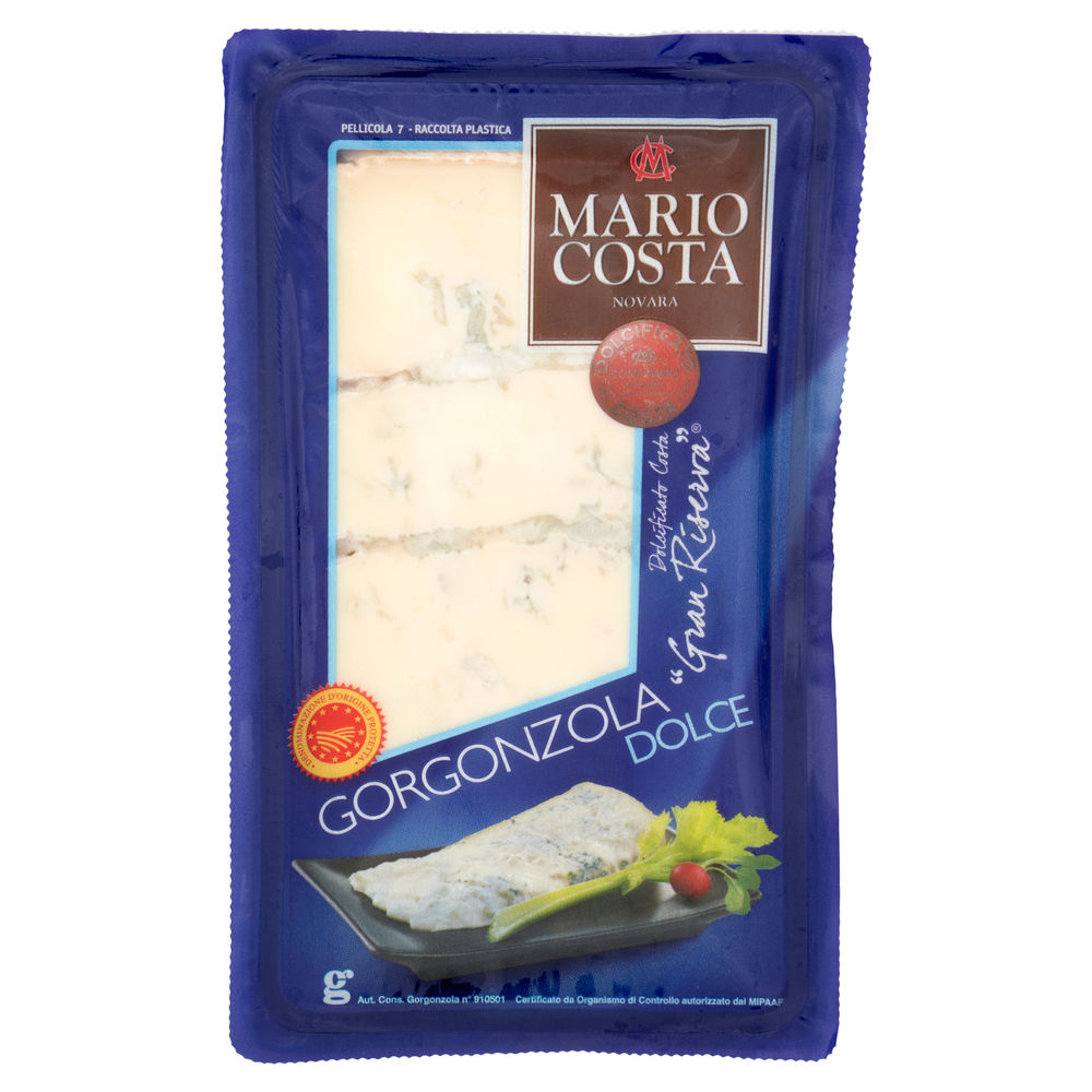 GORGONZOLA DOP DOLCE "GRAN RISERVA" MARIO COSTA G 200 - 0