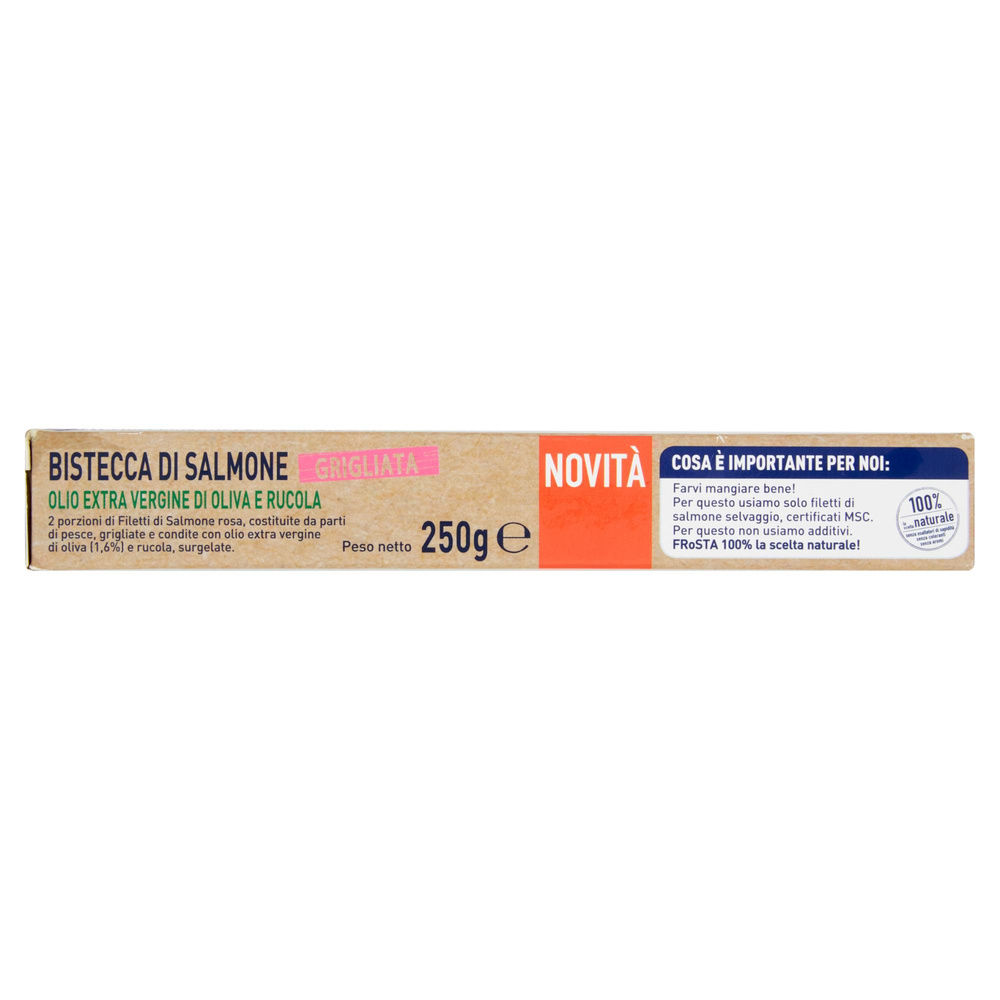 BISTECCA SALMONE GRIGLIATO MSC FROSTA SCATOLA G 250 - 6