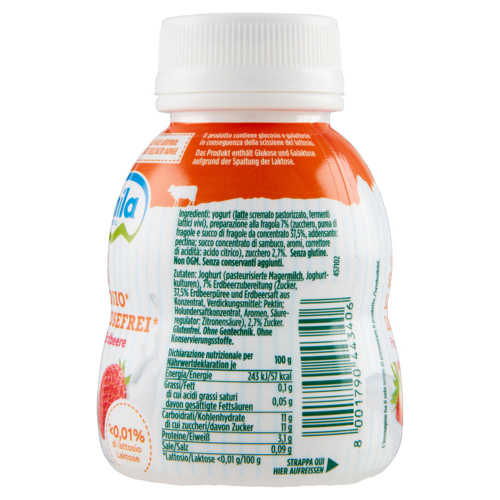 YOGURT DA BERE MILA SENZA LATTOSIO FRAGOLA BOTTIGLIA PLASTICA G 200 - 4