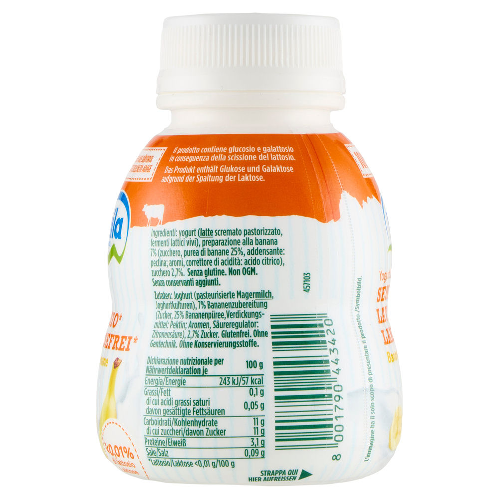 YOGURT DA BERE MILA SENZA LATTOSIO BANANA BOTTIGLIA PLASTICA G 200 - 5
