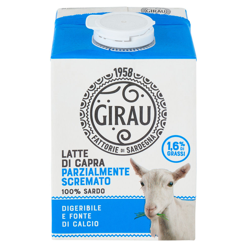 LATTE DI CAPRA UHT PS FATTORIE GIRAU EDGE TETRAPACK CON TAPPO ML 500 - 2