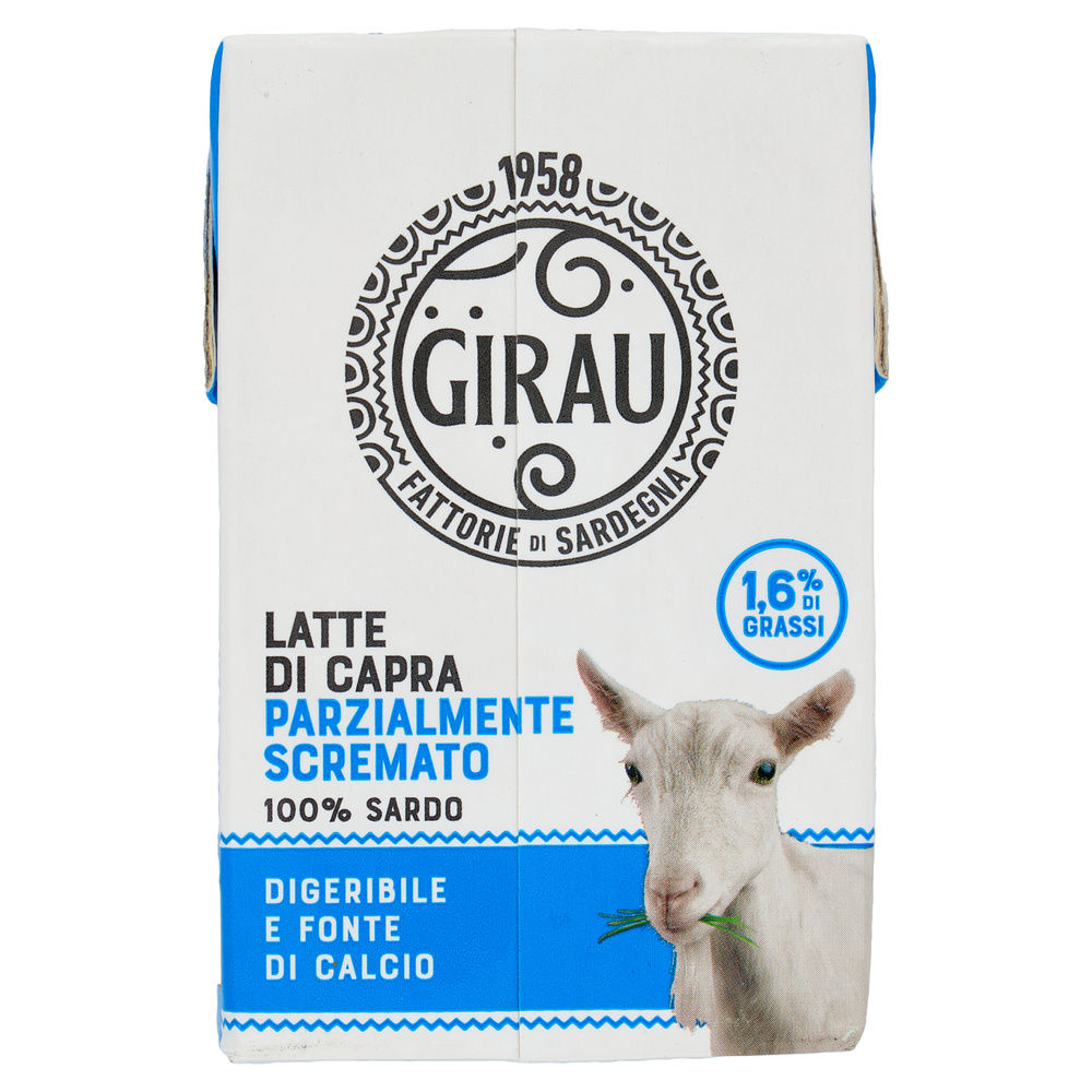 LATTE DI CAPRA UHT PS FATTORIE GIRAU EDGE TETRAPACK CON TAPPO ML 500 - 1