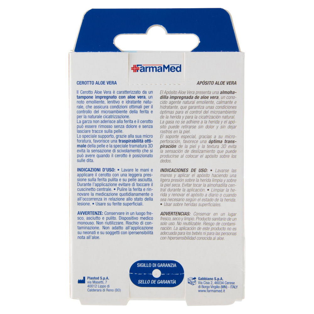 CEROTTI ALOE 2F FARMAMED PZ 20 - 1