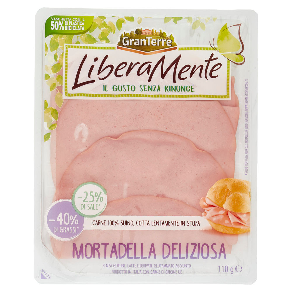 MORTADELLA CASA MODENA LIBERAMENTE MENO SALE G 110 - 3