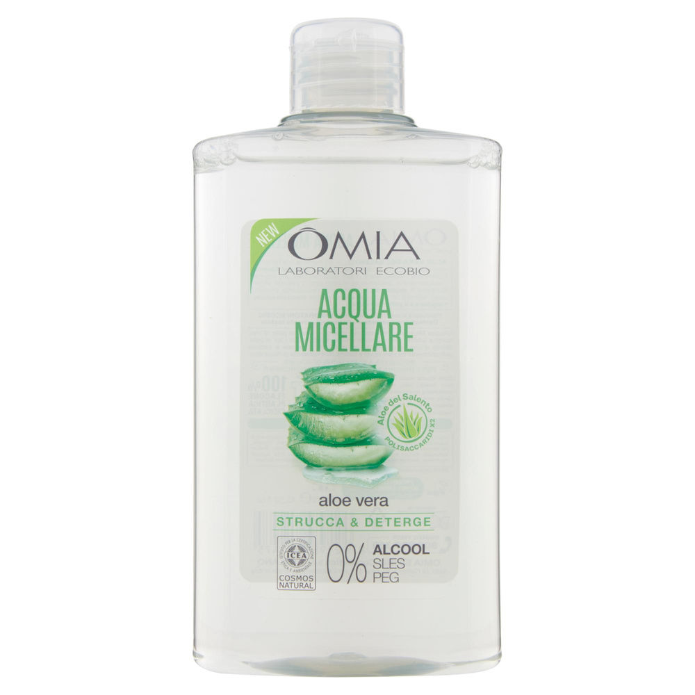 ACQUA MICELLARE ALOE ECOBIO OMIA ML 400 - 7