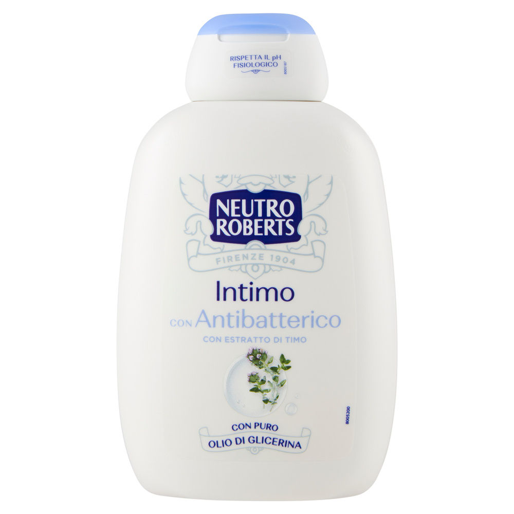 DETERGENTE INTIMO NEUTRO ROBERTS ANTIBATTERICO FLIP TOP ML 200 - 0