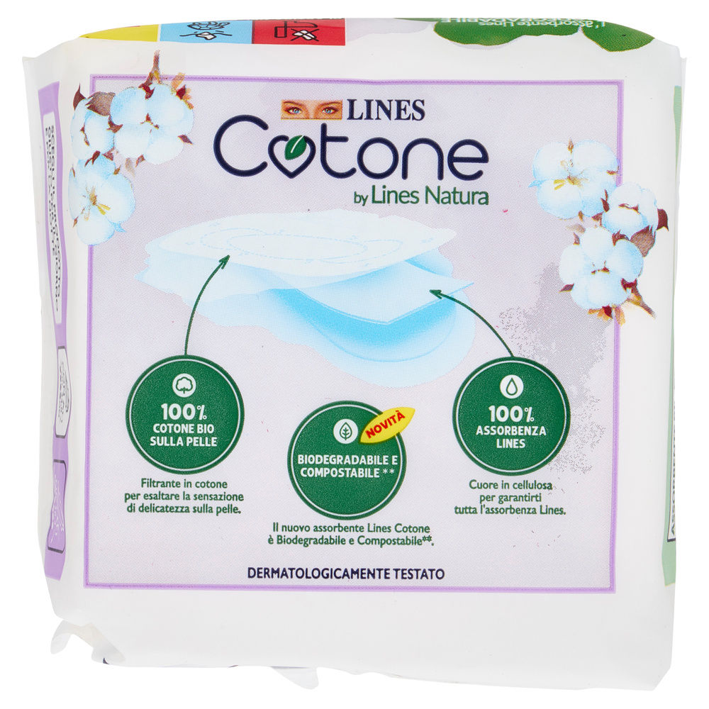 ASSORBENTI LINES COTONE BIO ULTRA ALI PZ.10+2GRATIS - 1