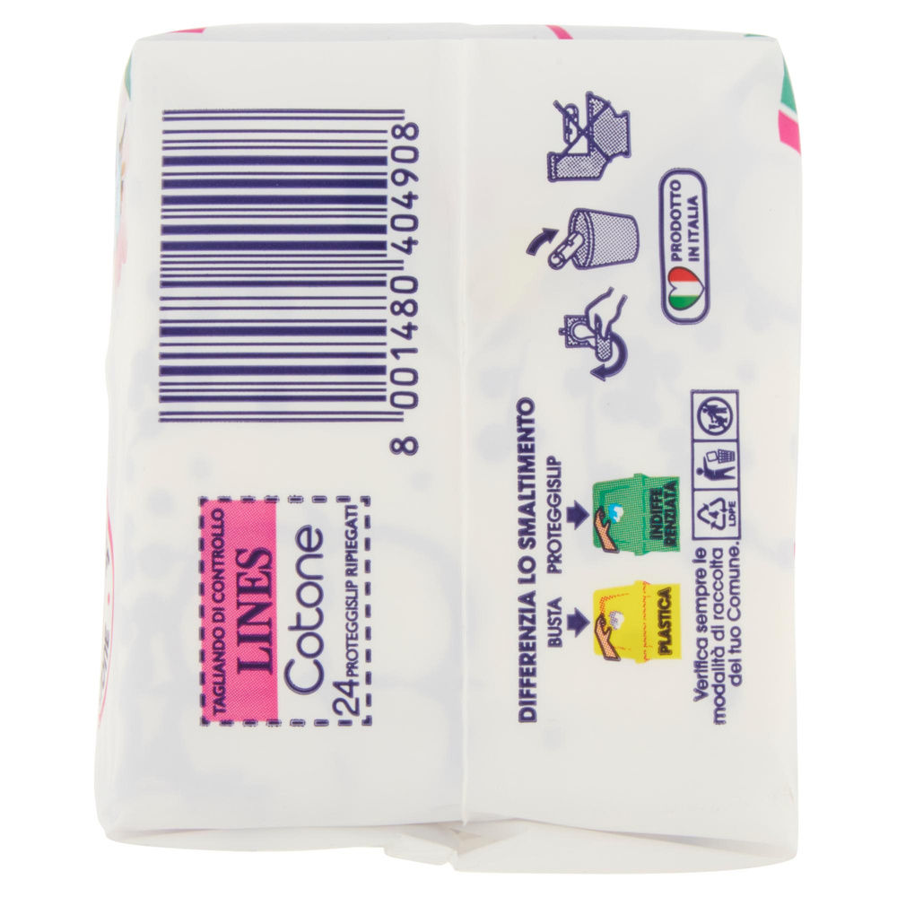 SALVASLIP LINES COTONE BIO RIP. PZ.22+2GRATIS - 6