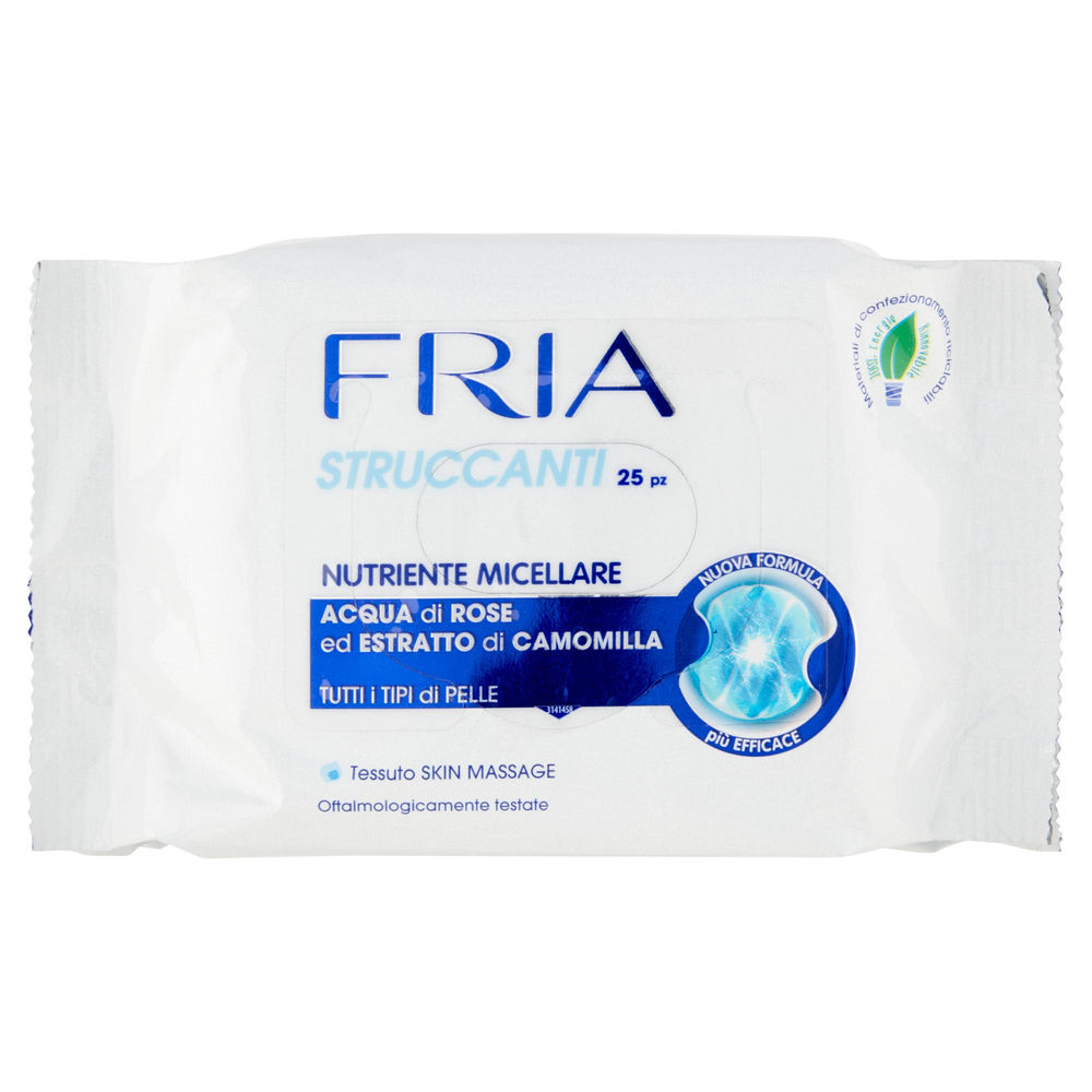 SALVIETTE STRUCCANTI FRIA MICELLARE NUTRIENTE PELLI NORMALE PZ.25 - 0