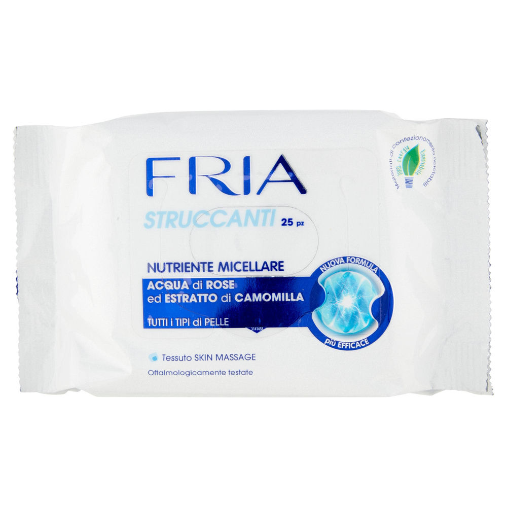 SALVIETTE STRUCCANTI FRIA MICELLARE NUTRIENTE PELLI NORMALE PZ.25 - 5