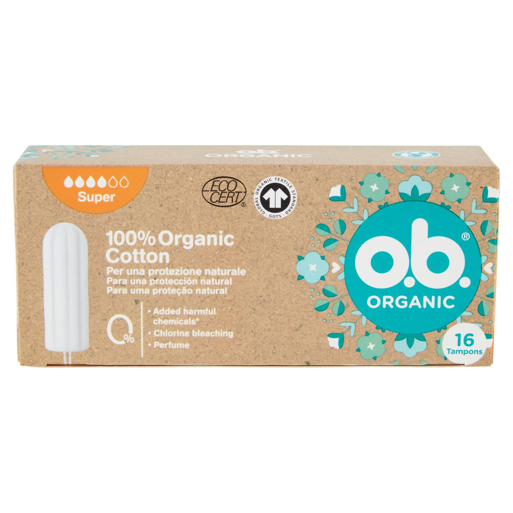 ASSORBENTI INTERNI O.B. ORGANIC TAMPONI DIGITALI ORGANICI SUPER PZ.16 - 3