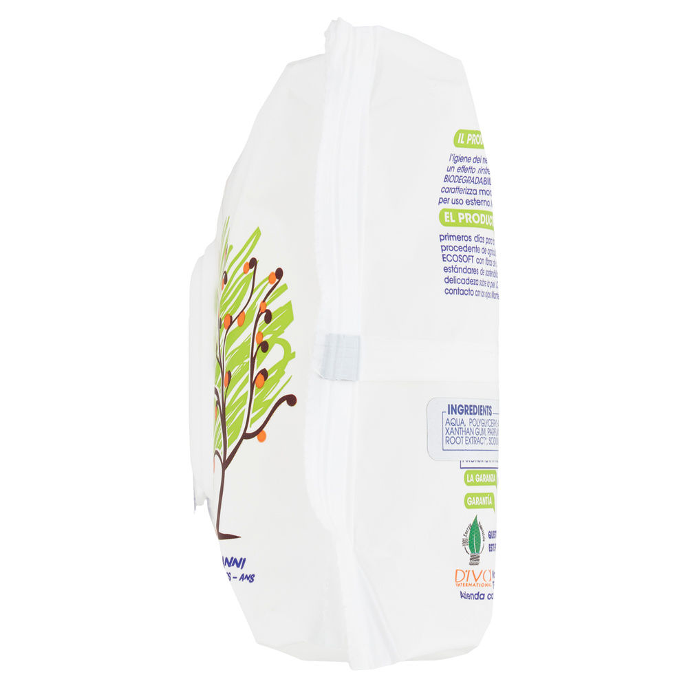 SALVIETTE FRIA BABY 1000 GIORNI ECO NATURAL RIEQUILIBRANTI C/COPERCHIO PZ.72 - 2