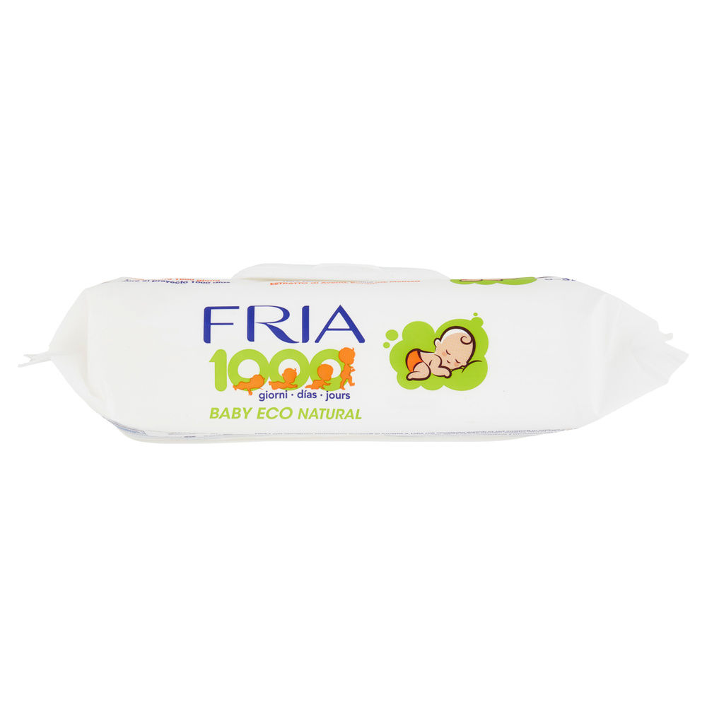 SALVIETTE FRIA BABY 1000 GIORNI ECO NATURAL RIEQUILIBRANTI C/COPERCHIO PZ.72 - 4