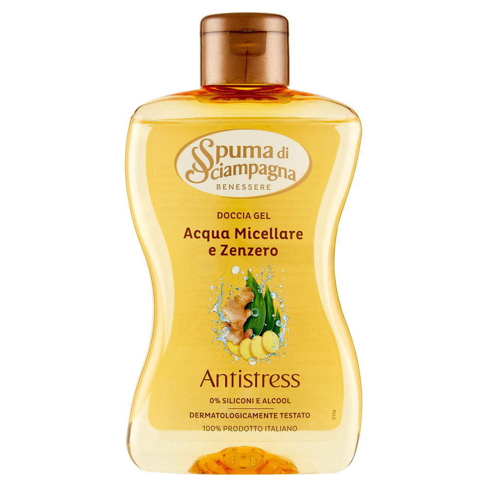 DOCCIASCHIUMA GEL SPUMA DI SCIAMPAGNA ANTISTRESS ZENZERO ML 300 - 0