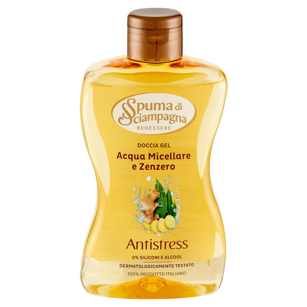 DOCCIASCHIUMA GEL SPUMA DI SCIAMPAGNA ANTISTRESS ZENZERO ML 300 - 5