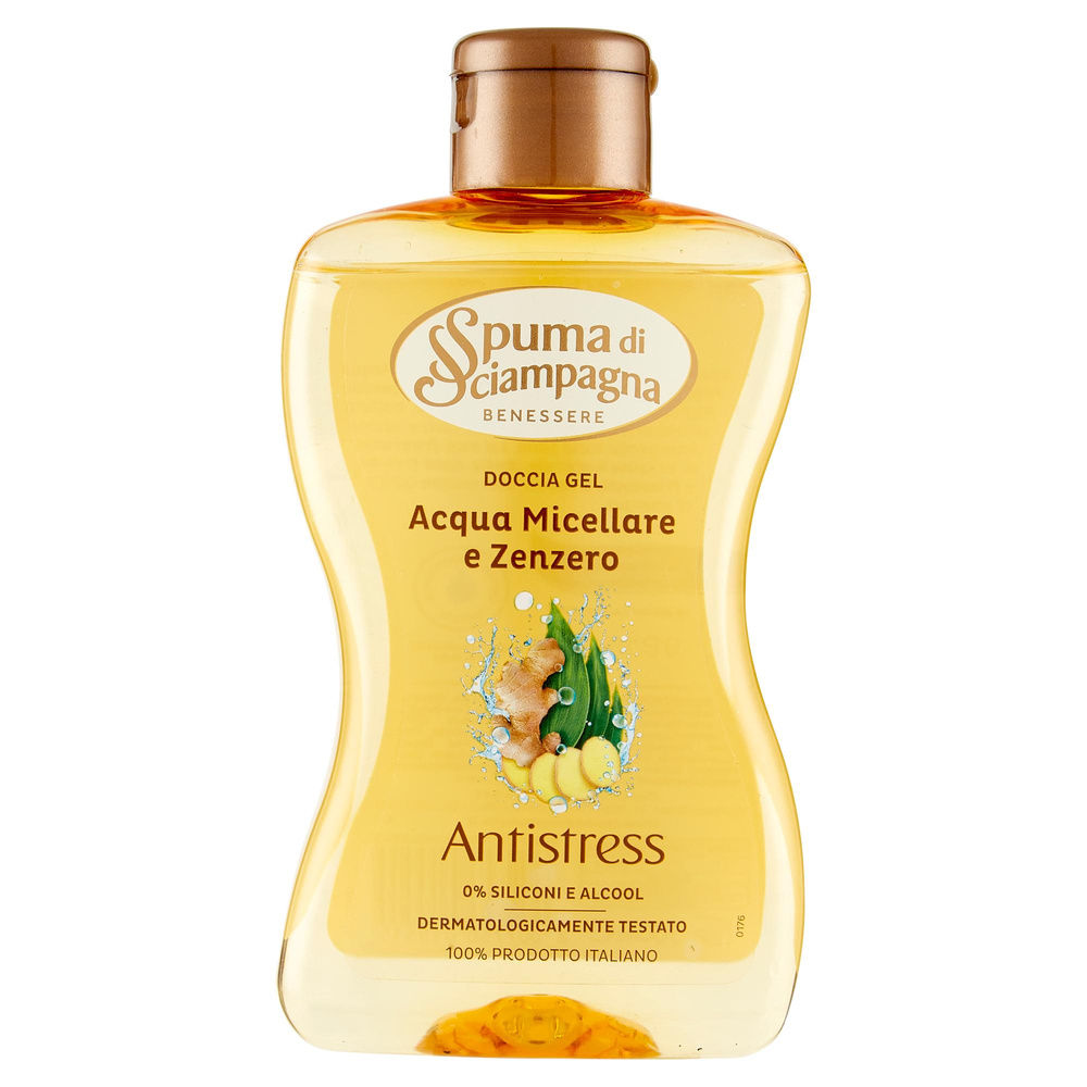 DOCCIASCHIUMA GEL SPUMA DI SCIAMPAGNA ANTISTRESS ZENZERO ML 300 - 2