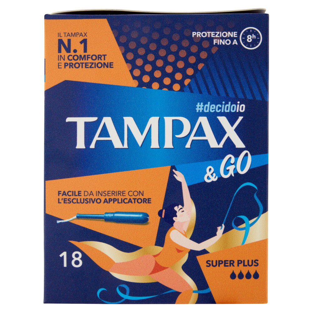 ASSORBENTI TAMPAX &GO SUPER PLUS PZ.18 - 0
