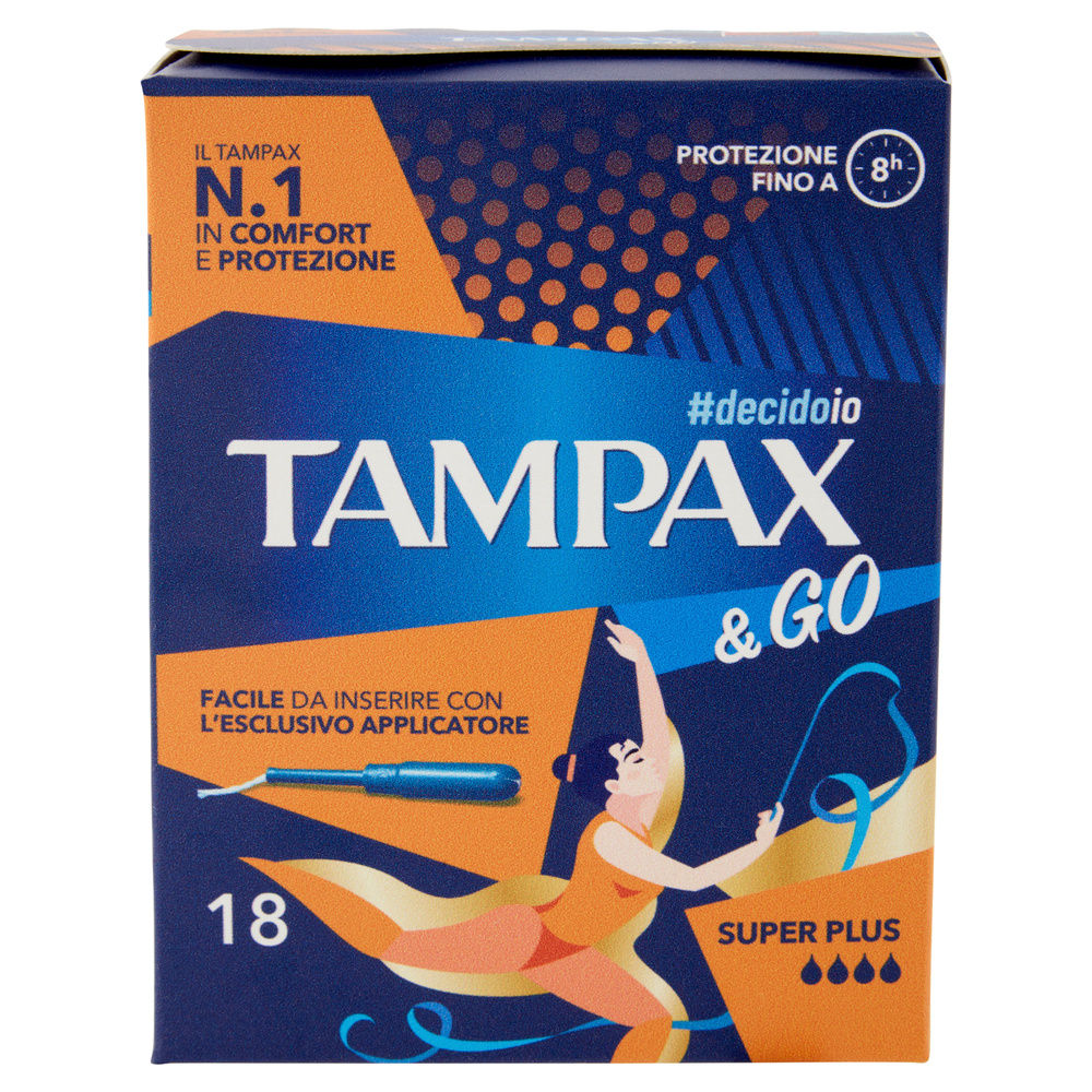 ASSORBENTI TAMPAX &GO SUPER PLUS PZ.18 - 4