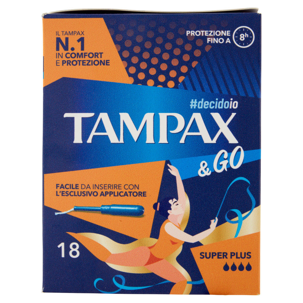 ASSORBENTI TAMPAX &GO SUPER PLUS PZ.18 - 3