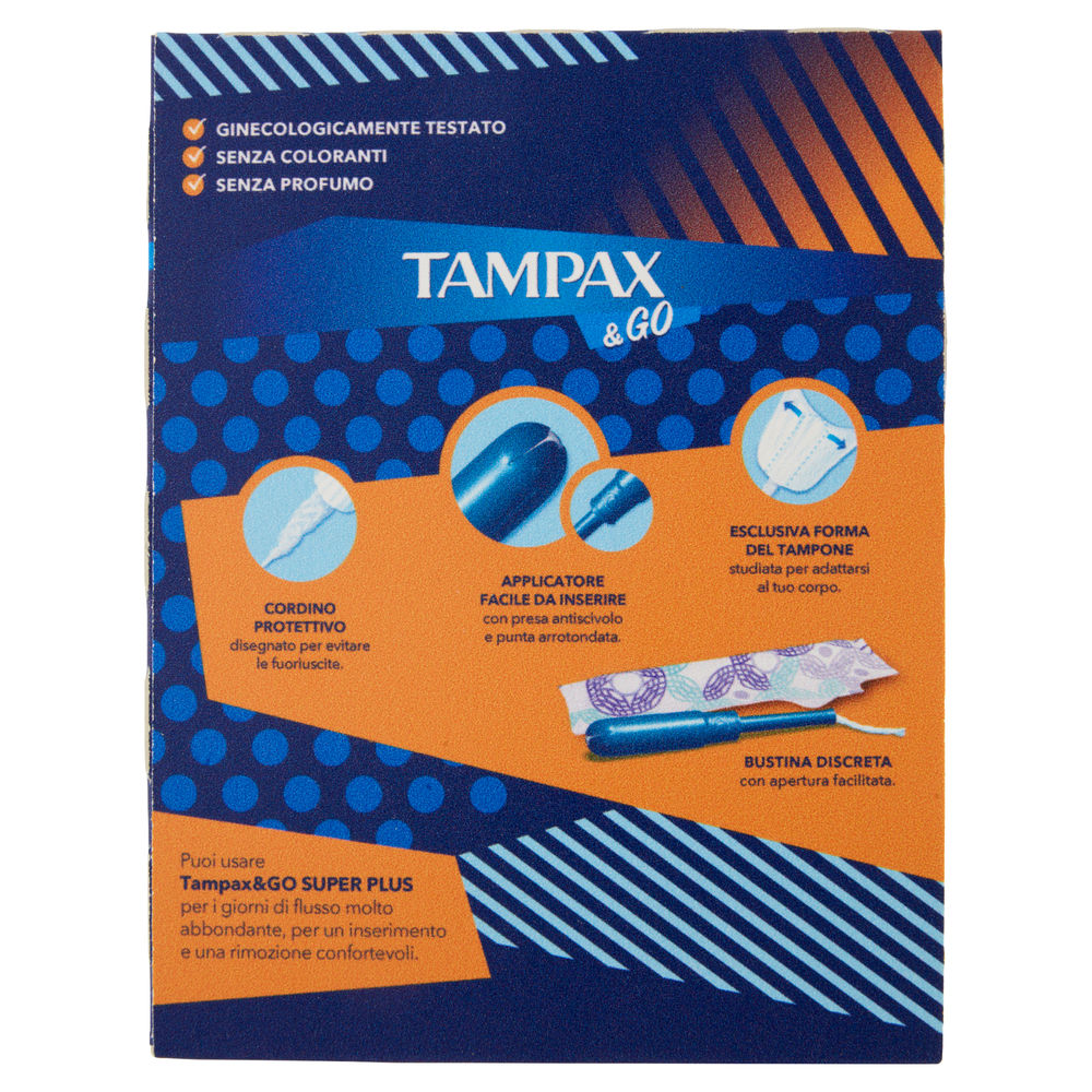 ASSORBENTI TAMPAX &GO SUPER PLUS PZ.18 - 1