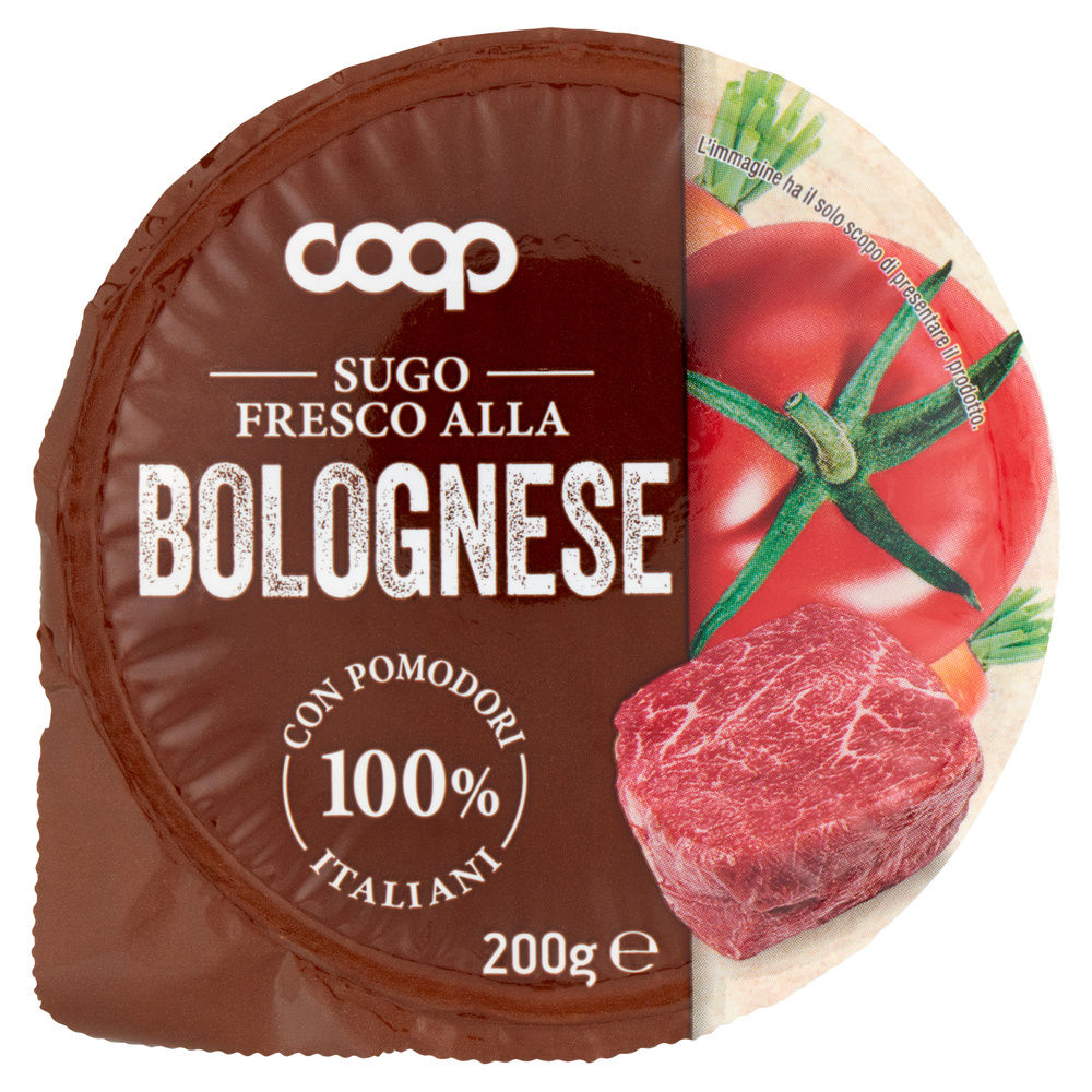 SUGO RAGÙ BOLOGNESE FRESCO COOP G 200 - 0