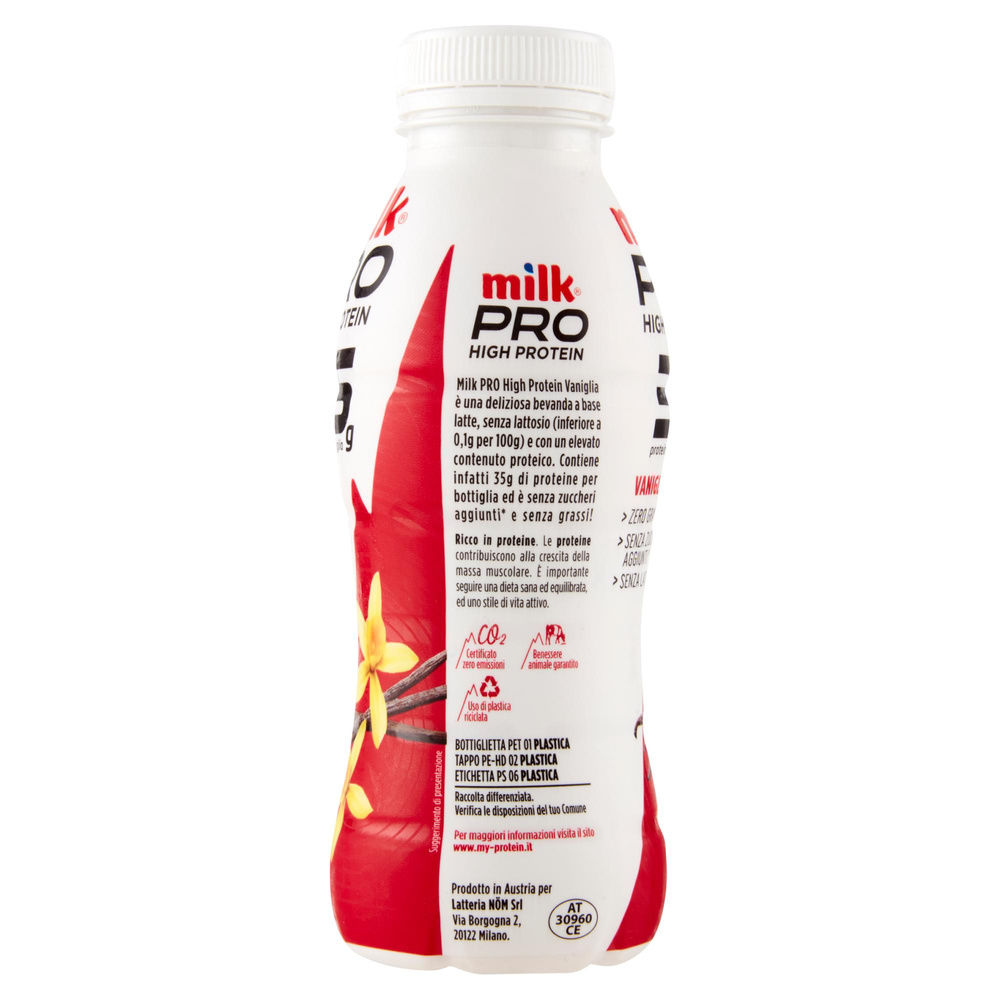 MILK UHT PRO PROTEIN DRINK VANIGLIA G 350 - 6