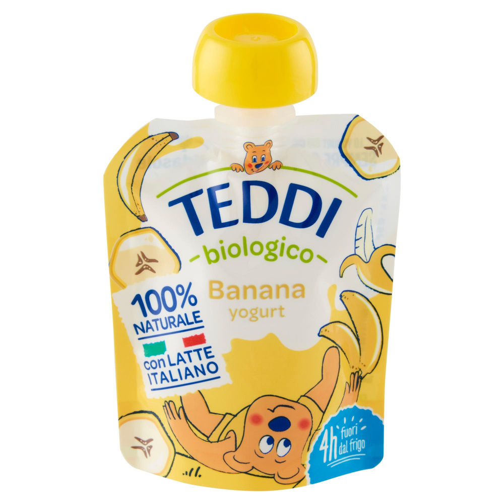 YOGURT BIOLOGICO BANANA TEDDI POUCH G 85 - 2