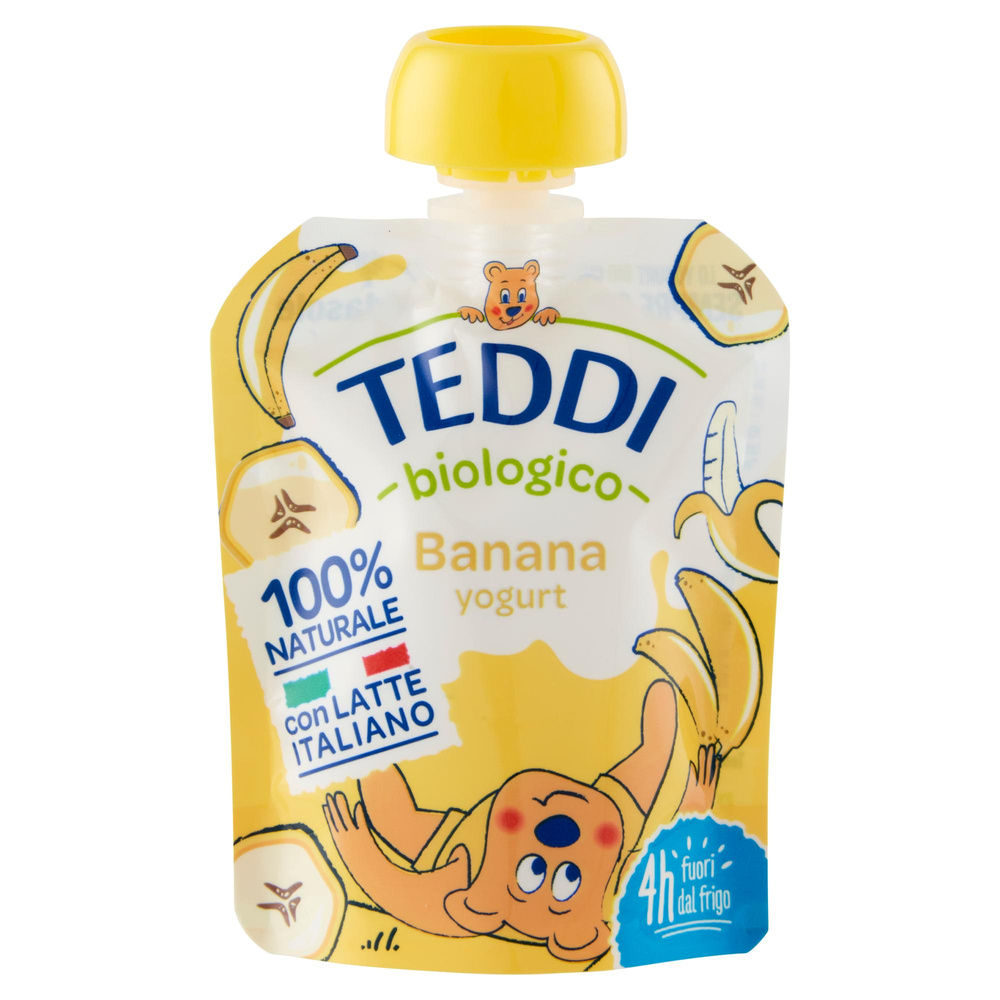 YOGURT BIOLOGICO BANANA TEDDI POUCH G 85 - 3