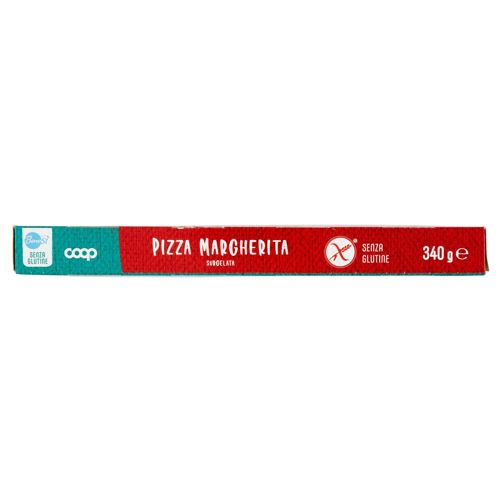 PIZZA MARGHERITA SENZA GLUTINE MOZZ. DELATTOSATA BENE SI' COOP SURG. G 340 - 7