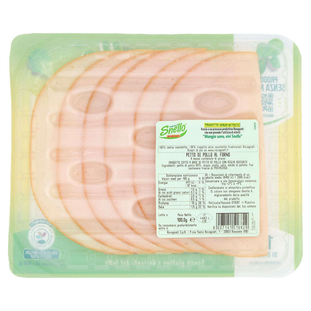 PETTO DI POLLO AL FORNO SNELLO ROVAGNATI G 100 - 1