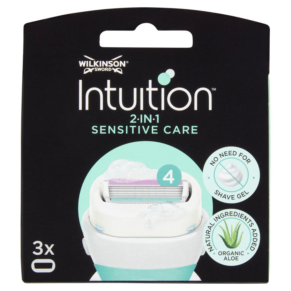 LAME DI RICAMBIO WILKINSON INTUITION PER RASOIO SENSITIVE CARE PZ.3 - 0