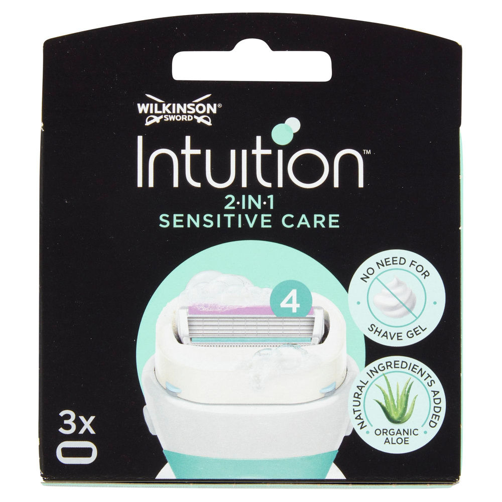 LAME DI RICAMBIO WILKINSON INTUITION PER RASOIO SENSITIVE CARE PZ.3 - 4
