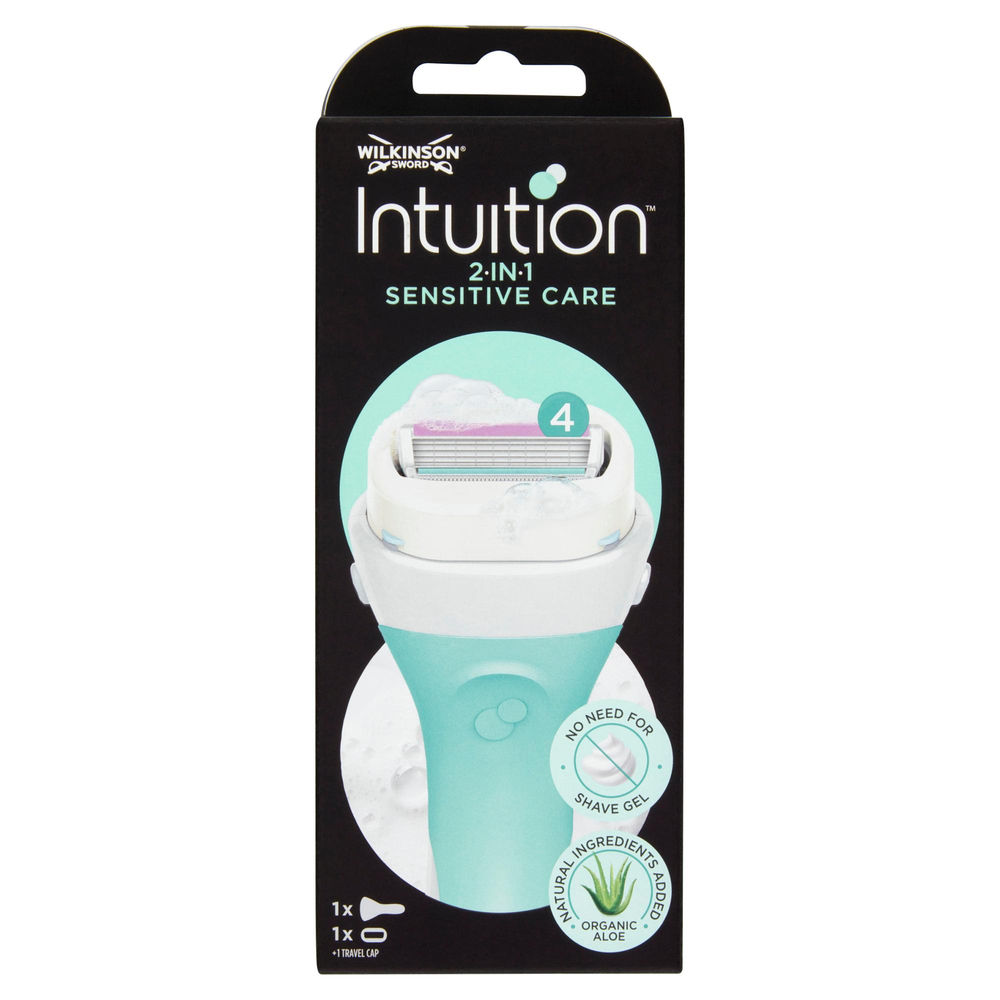 RASOIO WILKINSON INTUITION 2 IN 1 SENSITIVE CARE PZ.1 - 0