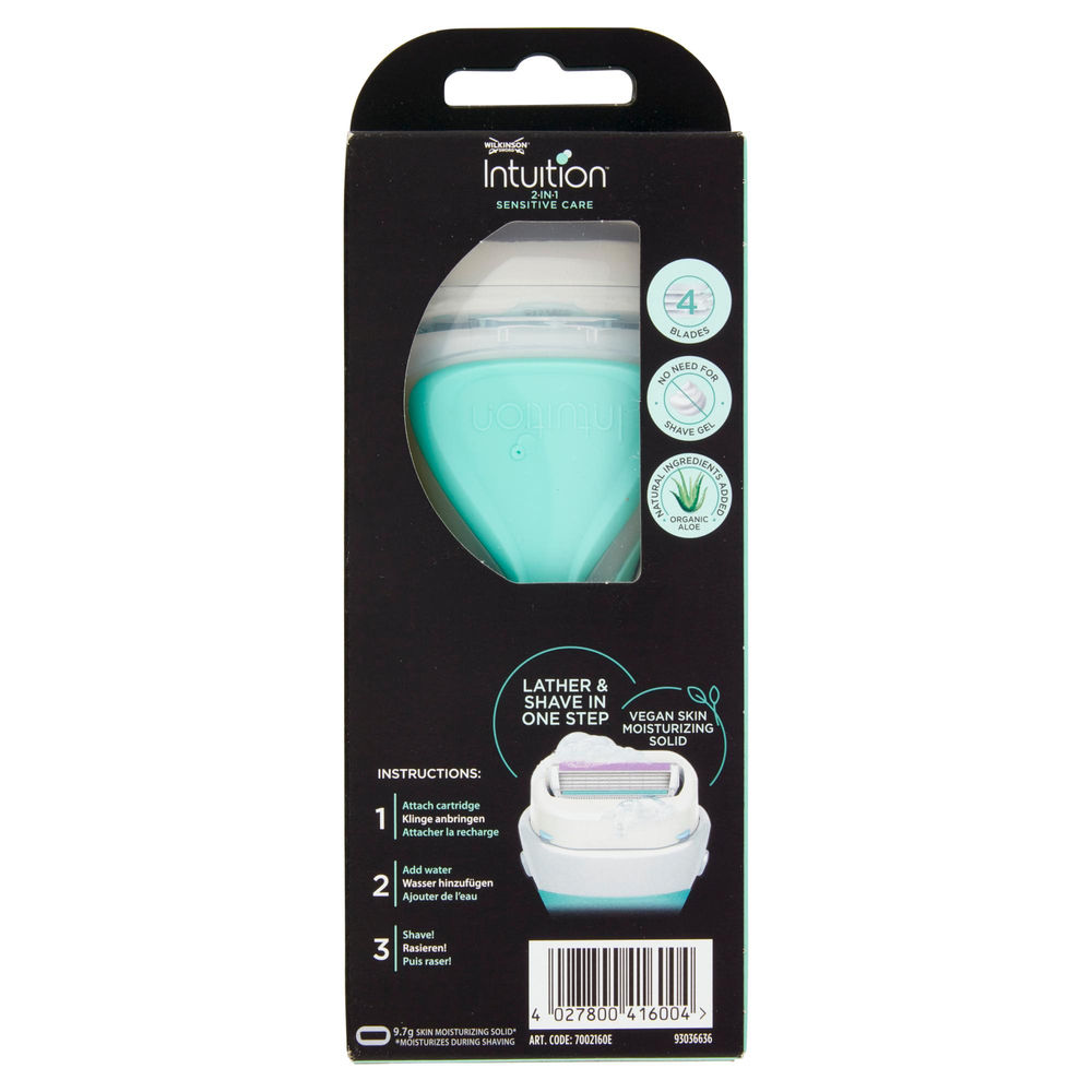 RASOIO WILKINSON INTUITION 2 IN 1 SENSITIVE CARE PZ.1 - 1