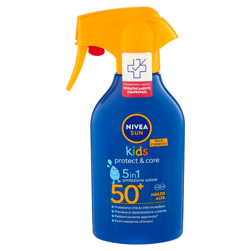 SOLARE TRIGGER NIVEA SUN KIDS PROTECT & CARE FP50+ ML 270 - 2