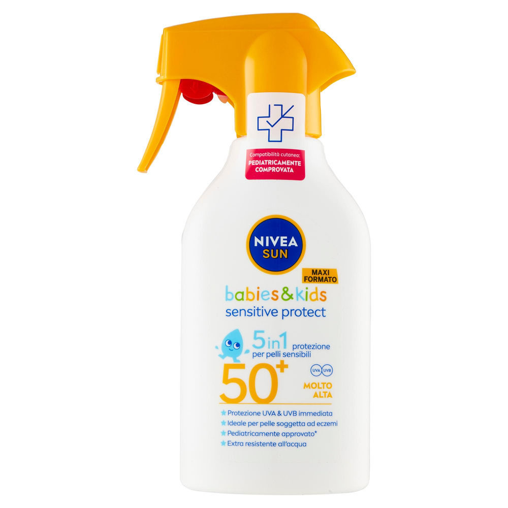 SOLARE TRIGGER NIVEA SUN KIDS SENSITIVE PROTECT FP50+ ML 270 - 6